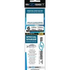 Bas De Ligne Sunset Surfcasting Rs Competition Special Sparide - Fluoro