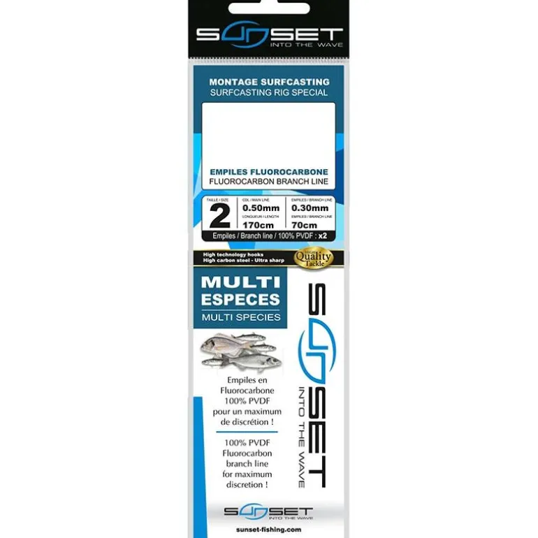 Bas De Ligne Sunset Surfcasting Rs Competition Multi Especes