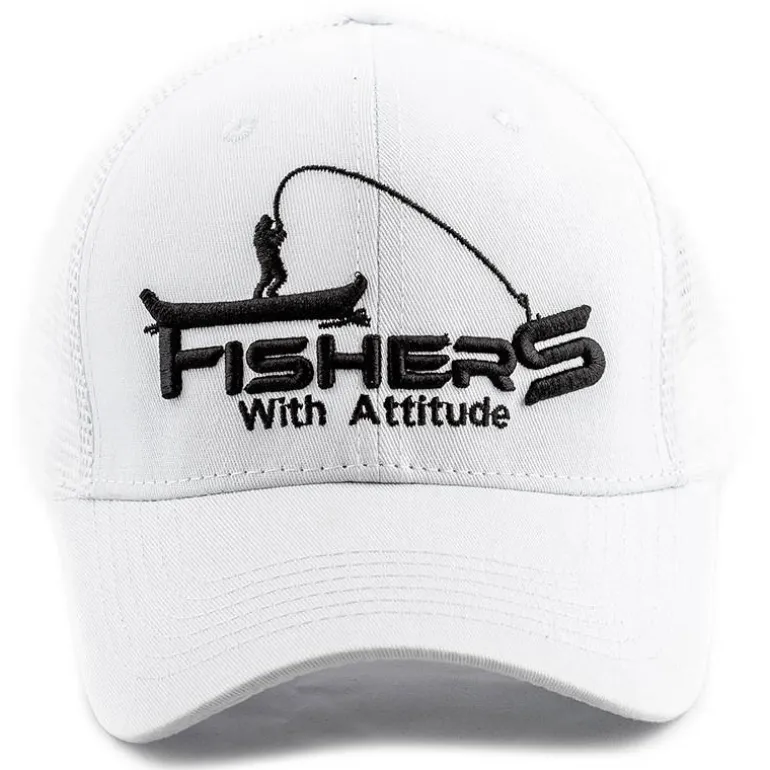Casquette Homme Fishxplorer Fisher With Attitude - Blanc