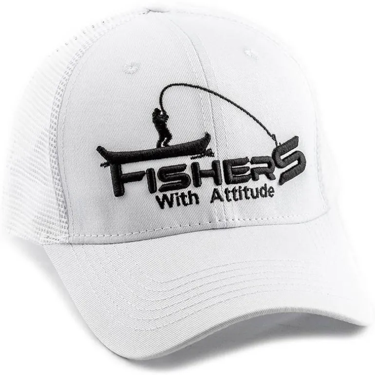 Casquette Homme Fishxplorer Fisher With Attitude - Blanc