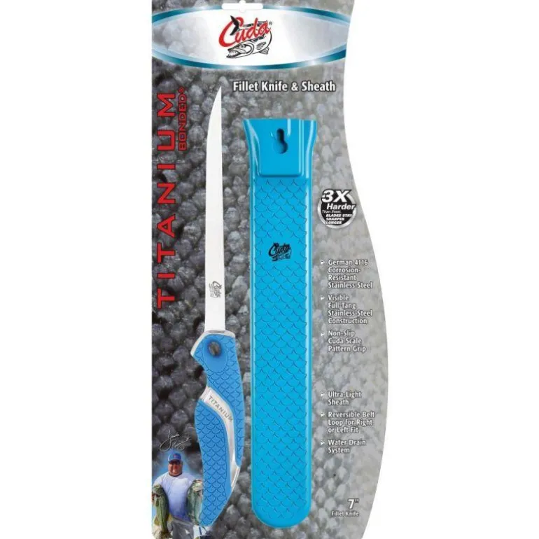Couteau A Filets Avec Étui Cuda Flex - 18Cm