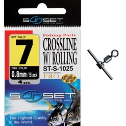 Emerillon Rotatif Mer Sunset Crossline W / Rolling St-S-1025 - Par 4
