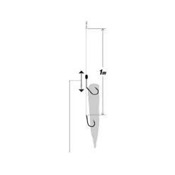 Hamecon Monté Hayabusa Snapper Adjustable Rig Ex304