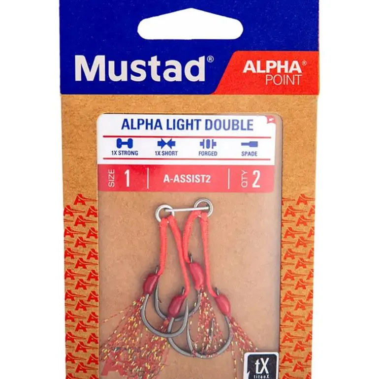Hameçon Assist Mustad Alpha Light Double