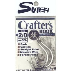 Hameçon Simple Yamai Suteki Crafter's Hook - Par 2