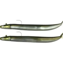 Kit Leurre Souple Arme Fiiish Double Combo Crazy Sand Eel 150 + Tête Plombée Off Shore