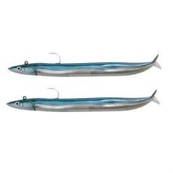 Kit Leurre Souple Arme Fiiish Double Combo Crazy Sand Eel 120 + Tête Plombée Off Shore