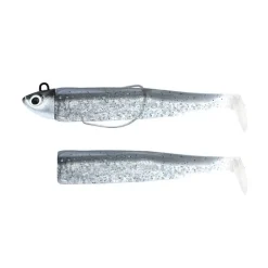 Kit Leurre Souple Arme Fiiish Combo Black Minnow 90 + Tete Plombee Search