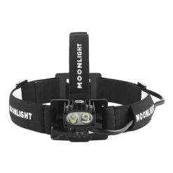 Lampe Frontale Moonlight Bright As Day 800 Ultra Pack Avec Une Batterie Supplémentaire
