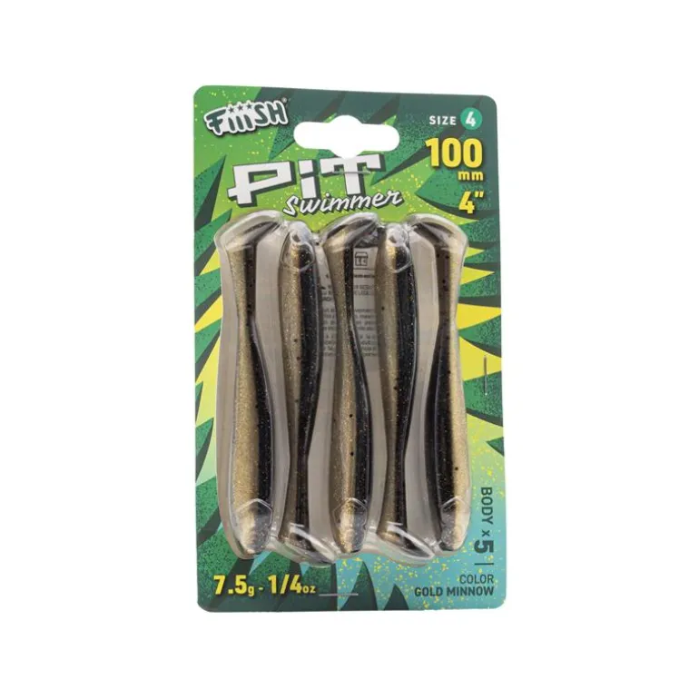 Leurre Souple Fiiish Pit Swimmer 100 - Par 5