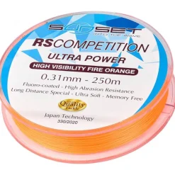 Nylon Sunset Rs Competition Ultra Power Hi-Visibility Fire Orange - 250M