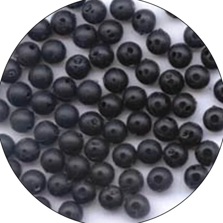 Perles Flashmer Noire Dure - Par 1000
