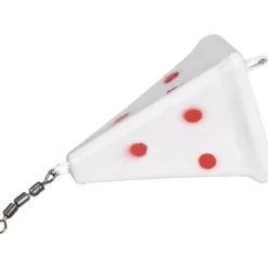 Plomb Zebco Flatty Scratcher Lead - Rouge Fluo/Pois Rouges