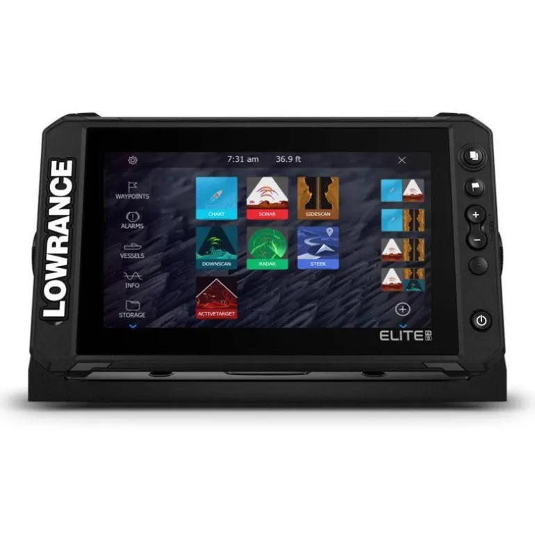 Sondeur Lowrance Gps Elite Fs 9 Black Edition Sans Sonde
