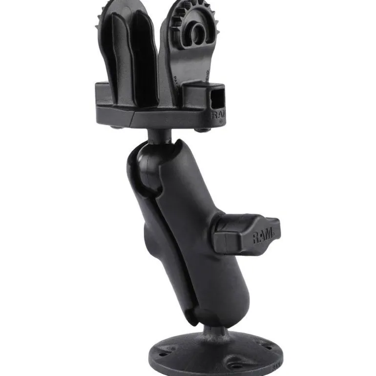 Support Horizontal Ram Mounts Pour Lowrance Hook²-4 Et Reveal 5 Boule C