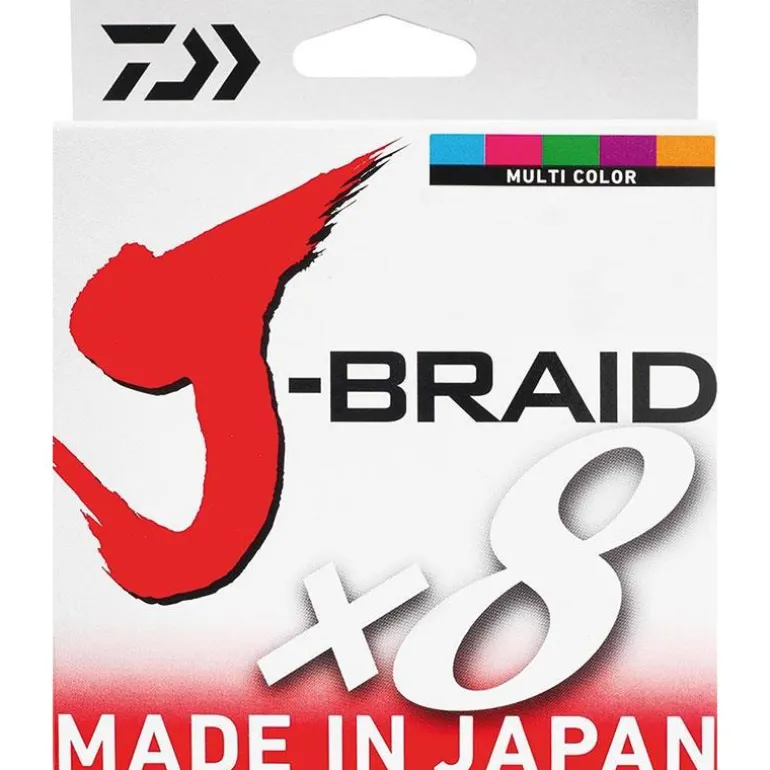 Tresse Daiwa J Braid X 8 Multicolore - 300M