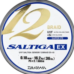 Tresse Daiwa Saltiga 12 Braid Ex Multicolor - 600M