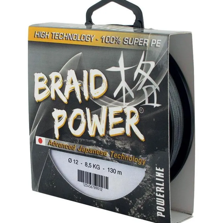 Tresse Powerline Braid Power - Gris - 250M