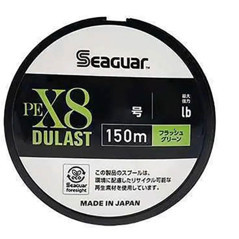 Tresse Seaguar Pe X8 Dulast Fluo Green - 150M