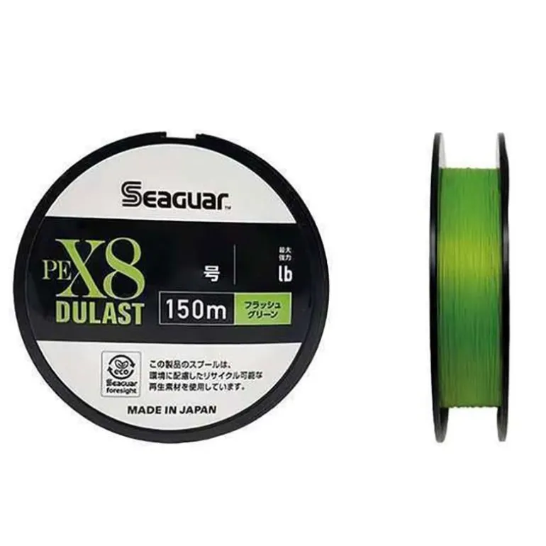 Tresse Seaguar Pe X8 Dulast Fluo Green - 150M