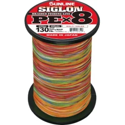 Tresse Sunline Siglon Braid 8X Tuna Broume Multicolore