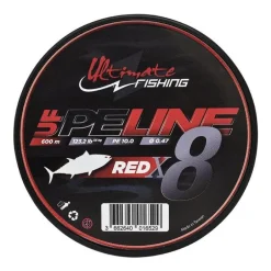 Tresse Ultimate Fishing Uf Pe Line X8 Fighting 600 Red - 600M