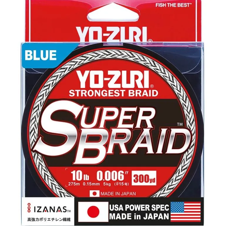 Tresse Yo-Zuri Super Braid Bleu - 275M