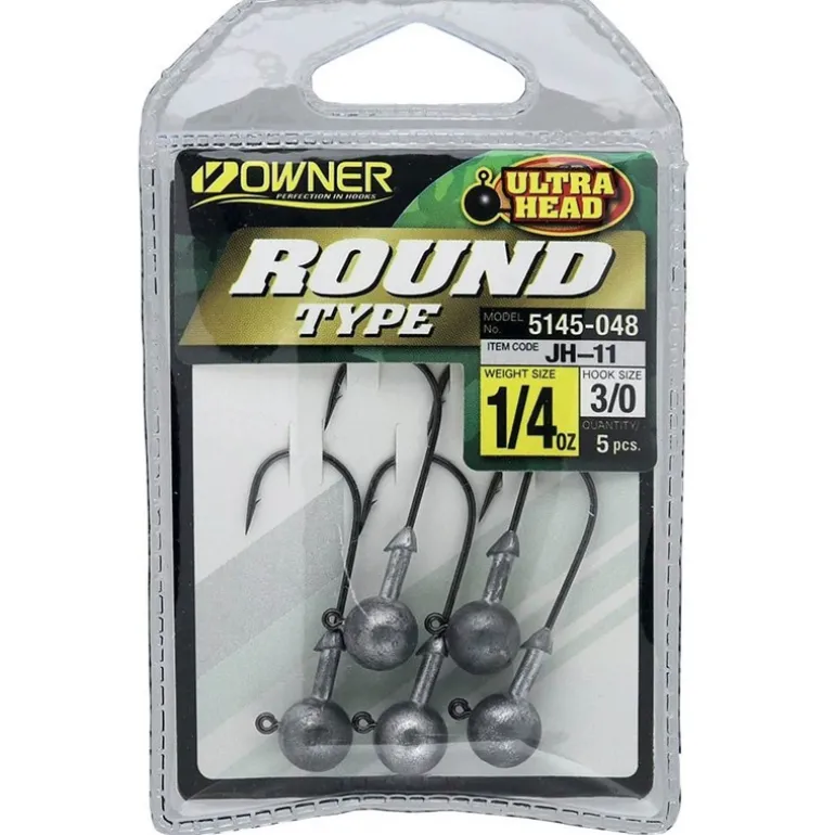 Tête Plombée Owner Round Jig Head