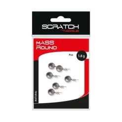 Tête Plombée Scratch Tackle Mass Round